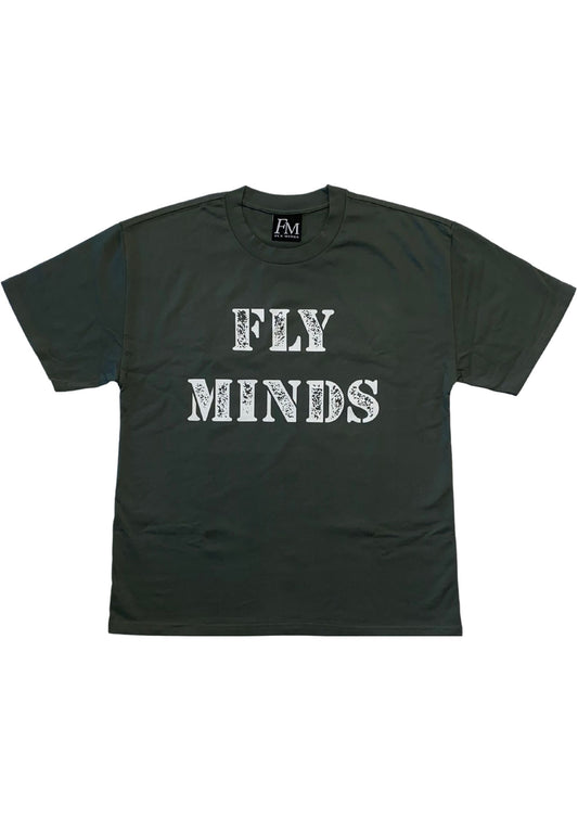 Fly Minds Army Depot Boxy Fit with Drop-Shoulders T-Shirt